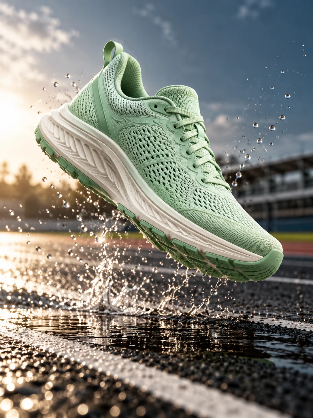 Running Shoe in Motion