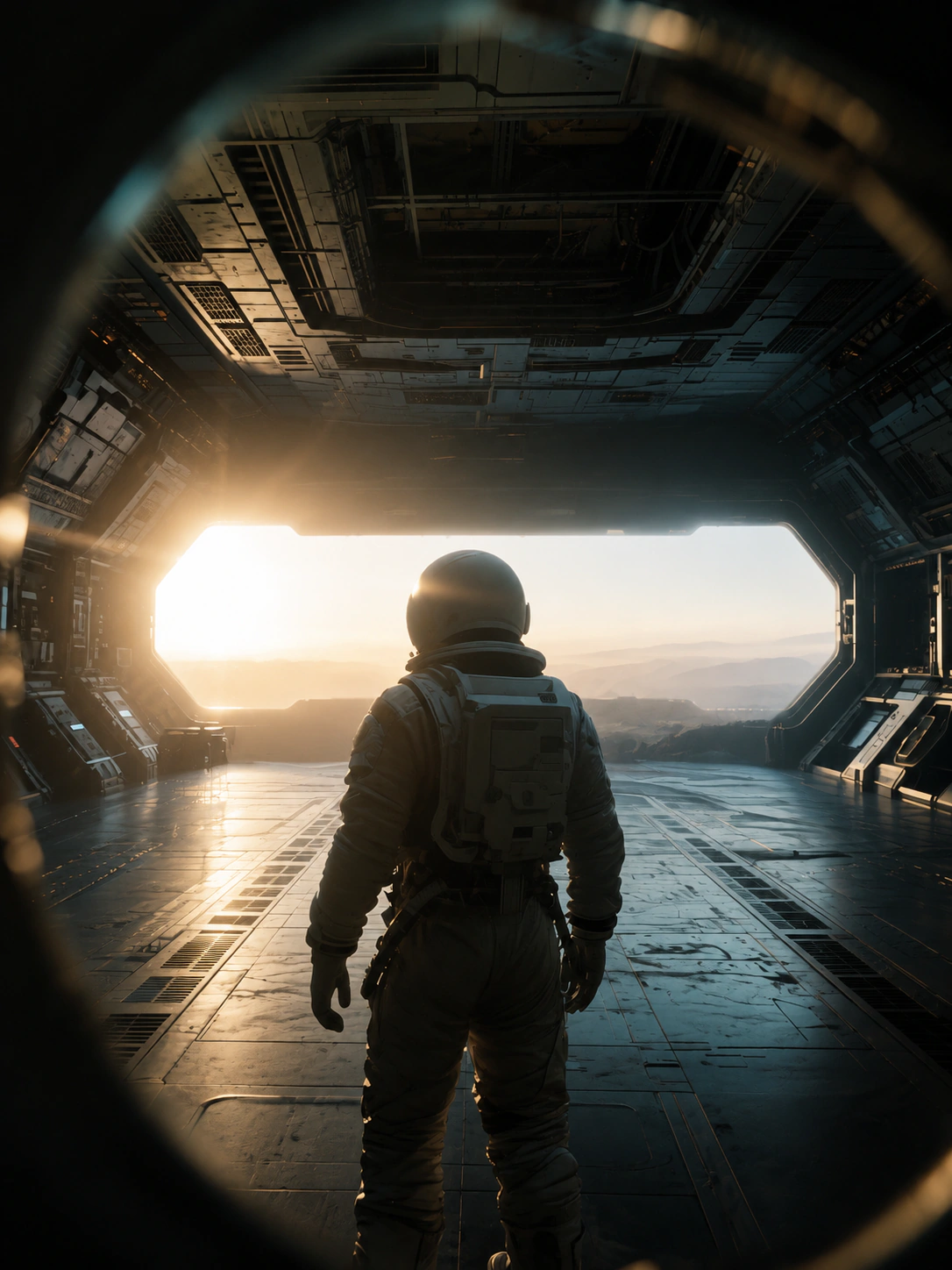 Astronaut Observation Window Cinematic